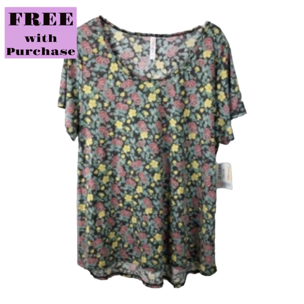 LulaRoe Classic T Flowered Top